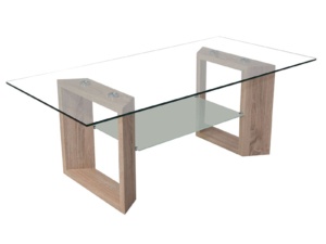 decor and design coffee tables_0004_Supreme Stature Glass & Wood Coffe Table